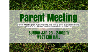Parent Meeting (ALL Divisions)