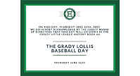 Honoring Grady Lollis